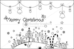 Royalty Free Christmas Celebration Decorative illustrative Vector Design Elements Background