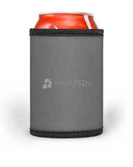 Can Cooler Wrap Design Mockup - 3 Views