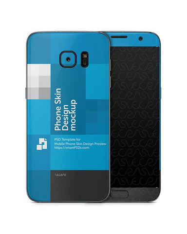 Samsung Galaxy S7 EDGE Mobile Skin Design Template
