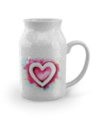 Sublimation Milk Mug Mockup-3 View