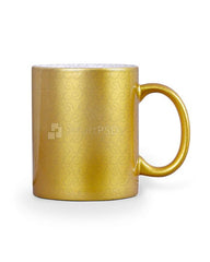 Golden Mug Design Mockup- 2 Views