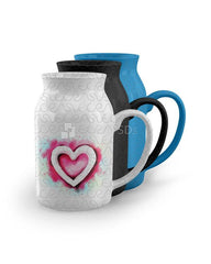 Sublimation Milk Mug Mockup