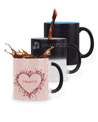 Black Magic Coffee Mug Design Mockup 