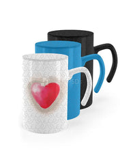 Seven Shape Handle Straight Milk Mug Mockup 