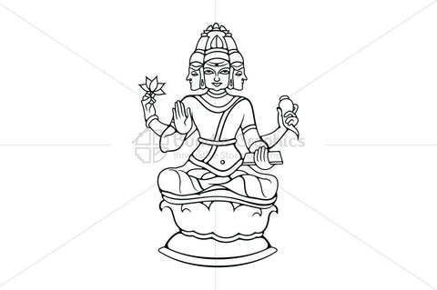 Lord Brahma - Illustration