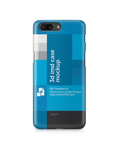 OnePlus 5 3d IMD Mobile Case Design Mockup 2017